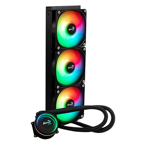 Aerocool Oasis L360 Black - 360mm ARGB Liquid Cooler - Intel LGA1851/LGA1700 . 